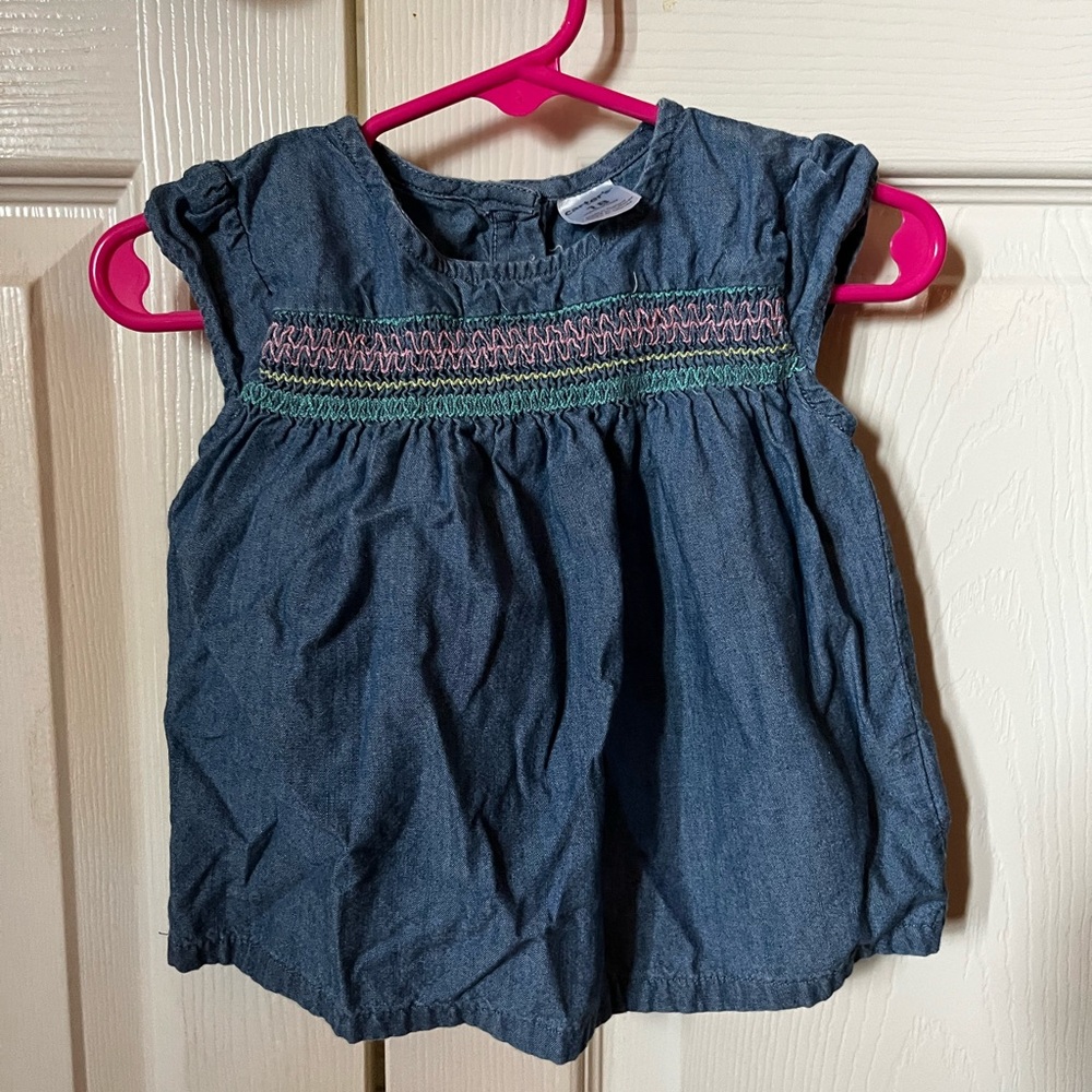 Denim Blue Kids Top